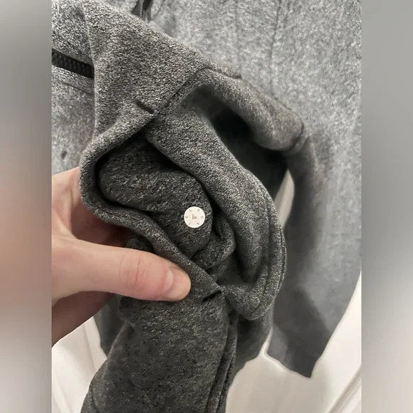 Lululemon Scuba Hoodie Heathered Grey Size 4 - Picture 3 of 4